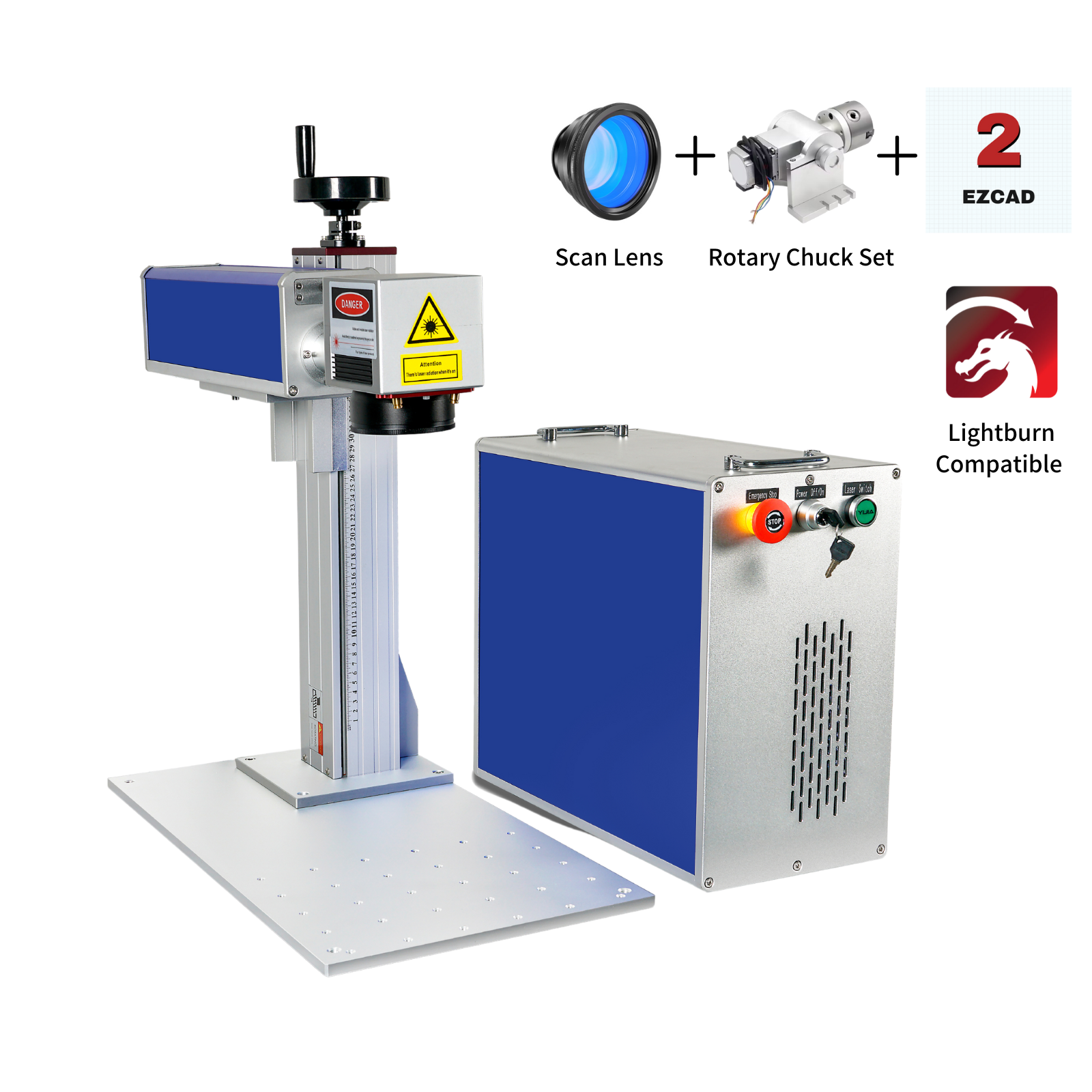 Desktop MAX 30W Fiber Laser Marking Engrave Machine - Help to grow