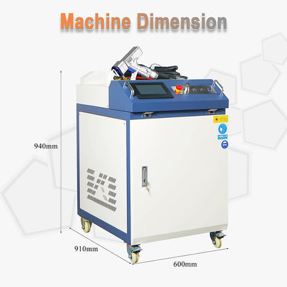 Machine de nettoyage laser mobile 1000W/1500W/2000W/3000W